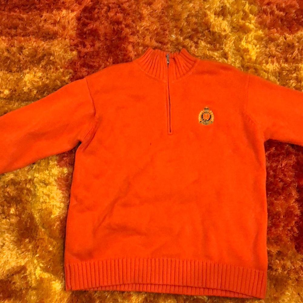 Orange Ralph Lauren sweater